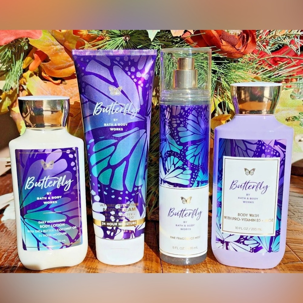 Bath and Body Works Butterfly Body Care Collection